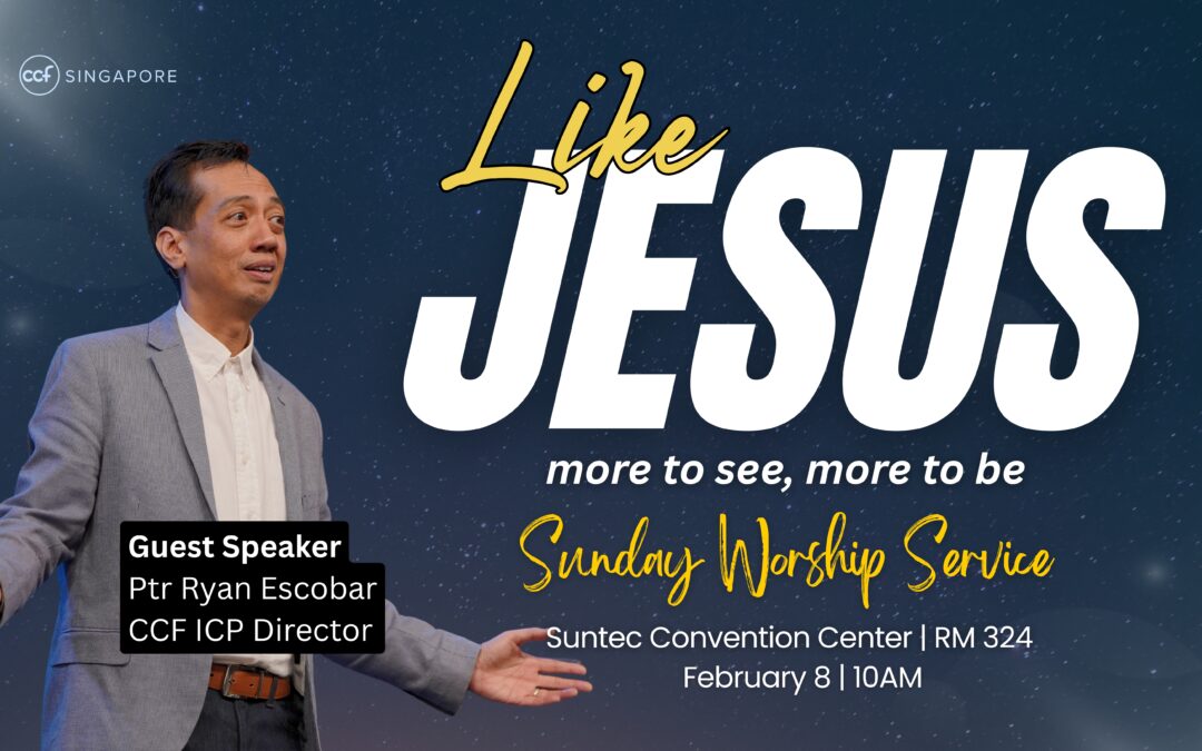 Like Jesus: more to see, more to be