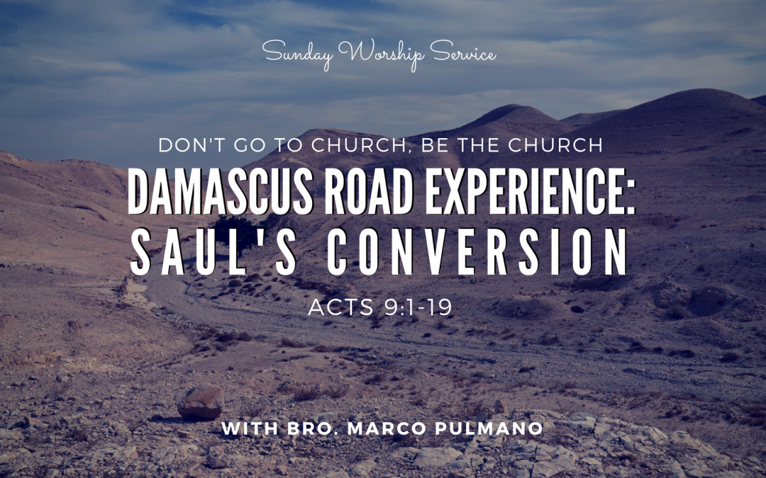 Damascus Road Experience: Saul’s Conversion