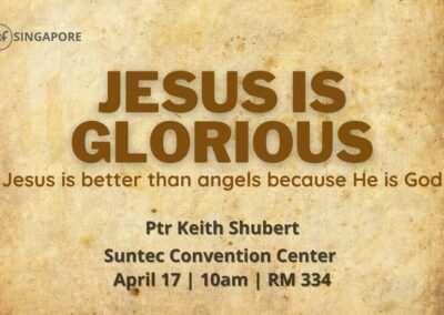 Jesus Is Glorious | Hebrews 1:5-14 | April 17 2022