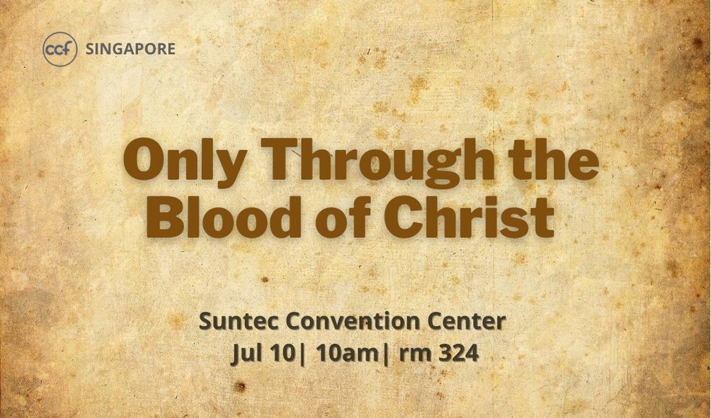 Only Through The Blood Of Christ