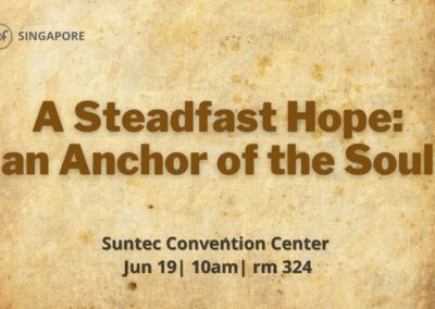 A Steadfast Hope: an Anchor of the Soul | Hebrews 6:9-20 | Jun 19
