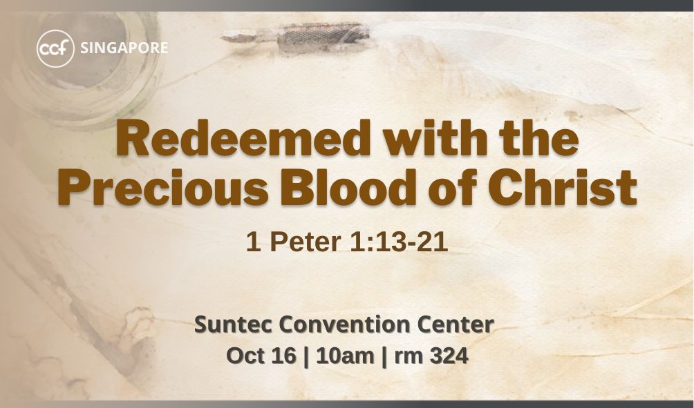 Redeemed with the Precious Blood of Christ
