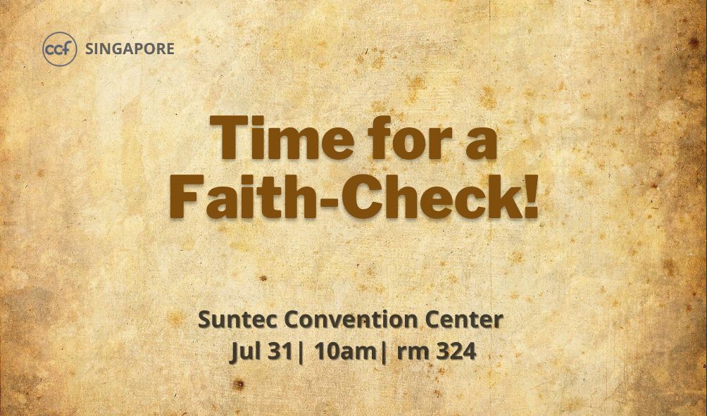 Time for a Faith-Check!