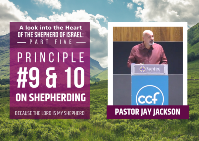 Principle #9 and #10 of Shepherding | Psalm 23