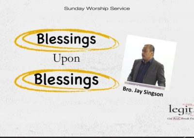 Blessings Upon Blessings | Matthew 6:19-21
