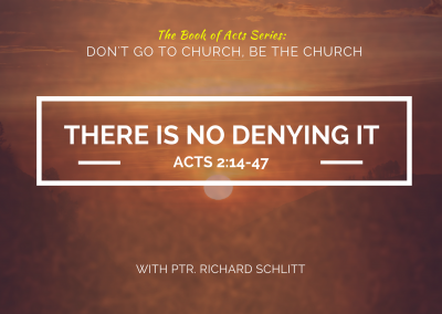There Is No Denying It | Acts 2: 14-47